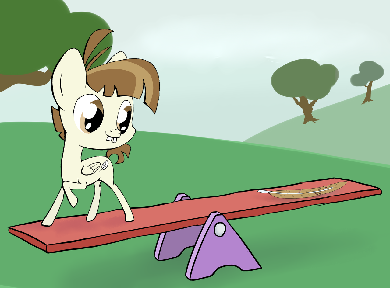 Featherweight pony