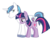 Size: 6330x5040 | Tagged: dead source, safe, artist:fureox, shining armor, twilight sparkle, pony, unicorn, g4, absurd resolution, brother and sister, duo, female, male, mare, siblings, simple background, stallion, transparent background, unicorn twilight, vector