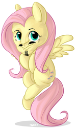 Size: 515x865 | Tagged: safe, artist:php27, artist:ro obsidian solitaire, fluttershy, g4, wat