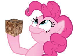 Size: 990x759 | Tagged: safe, pinkie pie, earth pony, pony, g4, hellraiser, lament configuration, lemarchand's box, look what pinkie found, this will end in tears