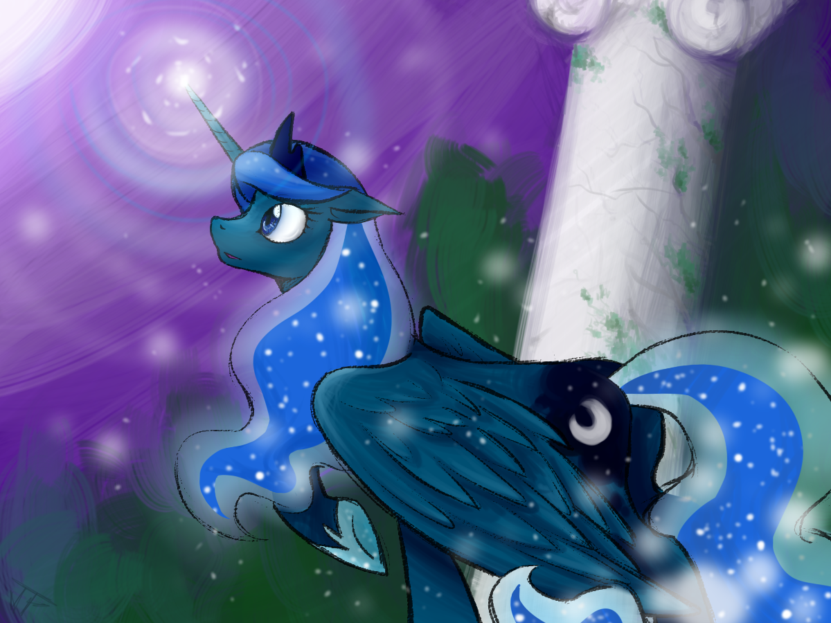 28755 Dead Source Safe Artist Hahasauce Princess Luna Alicorn