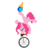 Size: 200x200 | Tagged: safe, artist:valaraukador, pinkie pie, earth pony, pony, g4, balancing, ball, female, mare, random, simple background, solo, traffic cone, transparent background, unicycle