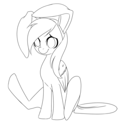 Size: 758x774 | Tagged: safe, artist:rizcifra, derpy hooves, pegasus, pony, g4, female, mare, solo
