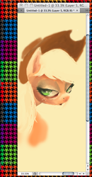 Size: 374x721 | Tagged: safe, artist:shemhamferosh, applejack, earth pony, pony, g4, female, solo