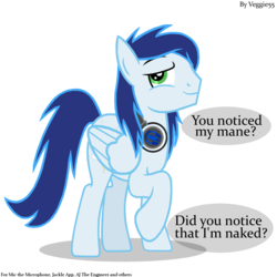 Size: 1200x1200 | Tagged: safe, artist:veggie55, soarin', pegasus, pony, g4, male, simple background, solo, something for the ladies, stallion, stupid sexy soarin', transparent background, we don't normally wear clothes