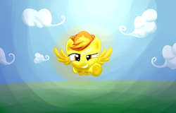 Size: 3000x1924 | Tagged: safe, artist:darkflame75, spitfire, pegasus, pony, g4, female, flying, mare, solo