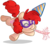 Size: 1000x876 | Tagged: safe, artist:php27, twist, g4, birthday, female, glasses, hat, party hat, party horn, simple background, solo, transparent background