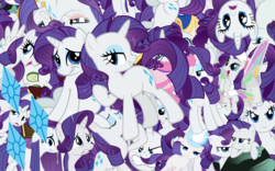 Size: 2560x1600 | Tagged: safe, rarity, pony, cutie mark, elusive, so much pony, vector, wallpaper