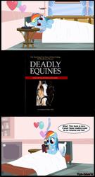 Size: 798x1473 | Tagged: safe, rainbow dash, g4, deadly equines, edit fail, fail, female, reading rainbow