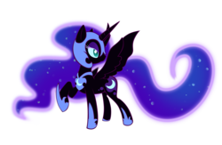 Size: 5247x3425 | Tagged: safe, artist:rayne-is-butts, nightmare moon, alicorn, pony, g4, absurd resolution, female, mare, raised hoof, simple background, transparent background