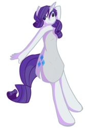 Size: 598x900 | Tagged: safe, artist:mewglethewolf, rarity, anthro, g4, clothes, dress, female, solo