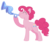 Size: 3565x2995 | Tagged: dead source, safe, artist:wicklesmack, pinkie pie, earth pony, pony, g4, my little pony: friendship is magic, season 3, the crystal empire, bubble berry, crystal empire, eyes closed, flugelhorn, high res, male, musical instrument, rule 63, simple background, solo, stallion, transparent background, trumpet, vector