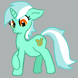 Size: 626x626 | Tagged: safe, artist:moronsonofboron, lyra heartstrings, pony, unicorn, g4, animated, cute, female, gray background, mare, pregnant, simple background, solo