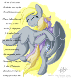 Size: 1197x1325 | Tagged: safe, artist:ro obsidian solitaire, derpy hooves, dinky hooves, g4, crying, equestria's best mother, heartwarming, hug, text
