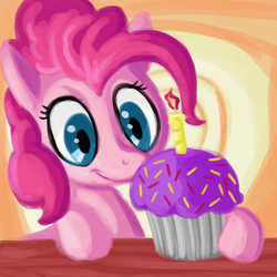 Size: 2400x2400 | Tagged: safe, artist:fauxsquared, pinkie pie, earth pony, pony, g4, female, high res, solo