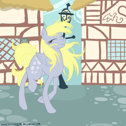 Size: 2500x2500 | Tagged: safe, artist:deadgirlslikeme, derpy hooves, pegasus, pony, g4, female, high res, mare, solo