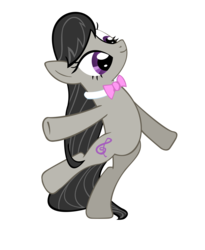 Size: 5000x6093 | Tagged: safe, artist:ninjamissendk, octavia melody, earth pony, pony, g4, absurd resolution, bipedal, female, simple background, solo, standing, standing on one leg, transparent background, vector