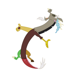 Size: 5000x5248 | Tagged: safe, artist:ninjamissendk, discord, draconequus, g4, the return of harmony, 2012, absurd resolution, laughing, male, old art, simple background, solo, transparent background, vector