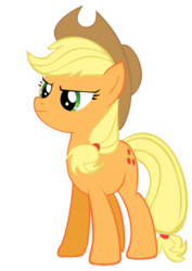 Size: 3544x5000 | Tagged: safe, artist:ninjamissendk, applejack, earth pony, pony, g4, female, mare, simple background, solo, transparent background, vector