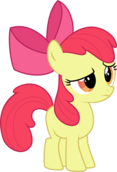 Size: 900x1312 | Tagged: safe, artist:ultimacreations, apple bloom, earth pony, pony, g4, adorabloom, cute, female, filly, foal, simple background, solo, transparent background