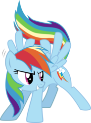 Size: 1280x1737 | Tagged: safe, artist:blackgryph0n, rainbow dash, pegasus, pony, g4, female, mare, simple background, solo, transparent background, vector