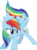 Size: 1280x1737 | Tagged: safe, artist:blackgryph0n, rainbow dash, pegasus, pony, g4, female, mare, simple background, solo, transparent background, vector