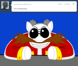 Size: 500x423 | Tagged: artist needed, source needed, useless source url, safe, ask robotnik, doctor eggman, male, ponified, sonic the hedgehog (series)