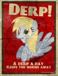 Size: 1000x1300 | Tagged: safe, artist:algreat, derpy hooves, pegasus, pony, g4, female, mare, poster