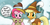 Size: 1407x710 | Tagged: dead source, safe, artist:xhazard78x, applejack, chancellor puddinghead, pinkie pie, smart cookie, g4, hearth's warming eve (episode), my little pony: friendship is magic, season 2, arrgh!, clothes, costume, crossover, duo, hat, map, spongebob squarepants