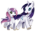 Size: 835x752 | Tagged: safe, artist:ende26, rarity, sweetie belle, pony, unicorn, g4, belle sisters, duo, duo female, female, open mouth, siblings, simple background, sisters, transparent background