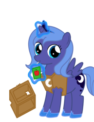 Size: 1275x1650 | Tagged: safe, artist:l9obl, princess luna, pony, g4, astronaut, cute, female, filly, juice box, simple background, solo, transparent background, woona