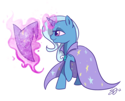 Size: 1244x1000 | Tagged: safe, artist:probablyfakeblonde, trixie, pony, unicorn, g4, female, mare, simple background, smiling, solo, transparent background