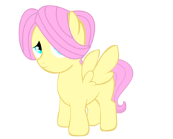 Size: 900x724 | Tagged: safe, artist:icedroplet, part of a set, fluttershy, pony, g4, butterscotch, colt, colt butterscotch, male, rule 63, simple background, solo, transparent background, vector