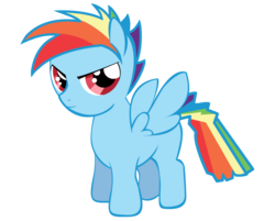 Size: 900x724 | Tagged: safe, artist:icedroplet, part of a set, rainbow dash, pony, g4, colt, colt rainbow blitz, male, rainbow blitz, rule 63, simple background, solo, transparent background, vector