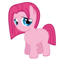 Size: 900x724 | Tagged: safe, artist:icedroplet, part of a set, pinkie pie, earth pony, pony, g4, adoraberry, bubble berry, bubblini davinci berry, colt, cute, cuteamena, frown, looking at you, male, pinkamena diane pie, rule 63, rule63betes, sad, simple background, solo, standing, transparent background, vector