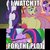 Size: 548x548 | Tagged: safe, edit, edited screencap, screencap, fluttershy, rarity, twilight sparkle, pegasus, pony, unicorn, a dog and pony show, bridle gossip, g4, season 1, winter wrap up, artifact, brony history, butt, butt tail, caption, female, flutterbutt, i watch it for the plot, image macro, impact font, magic, mare, meme, meme origin, out of context, plot, rearity, twibutt