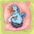 Size: 929x934 | Tagged: dead source, safe, artist:tkc, rainbow dash, g4, baby bottle, female, filly, pillow