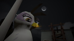 Size: 1920x1080 | Tagged: safe, artist:sinistersnuggles, gilda, griffon, g4, 3d, gmod, smoking