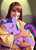 Size: 350x487 | Tagged: safe, edit, twilight sparkle, g4, eyes closed, grin, hug, jesus christ, lauren faust, open mouth, photo, smiling