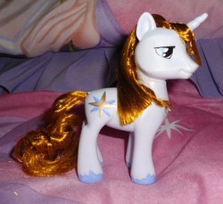 Size: 714x654 | Tagged: safe, prince blueblood, pony, g4, brushable, customized toy, irl, photo, toy