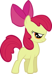 Size: 2786x3922 | Tagged: safe, artist:shelltoon, apple bloom, g4, high res, simple background, transparent background, vector