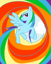 Size: 576x720 | Tagged: safe, artist:py-bun, rainbow dash, pony, g4, female, solo