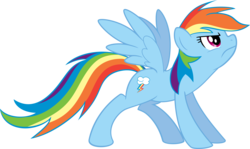 Size: 10044x6000 | Tagged: safe, artist:quasdar, rainbow dash, g4, absurd resolution, simple background, transparent background, vector