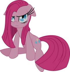 Size: 8000x8231 | Tagged: safe, artist:quasdar, pinkie pie, g4, absurd resolution, pinkamena diane pie, simple background, transparent background, vector