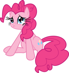 Size: 8000x8483 | Tagged: safe, artist:quasdar, pinkie pie, earth pony, pony, g4, absurd resolution, female, simple background, solo, transparent background, vector