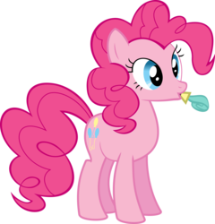 Size: 8000x8346 | Tagged: safe, artist:quasdar, pinkie pie, earth pony, pony, g4, absurd resolution, female, simple background, solo, transparent background, vector