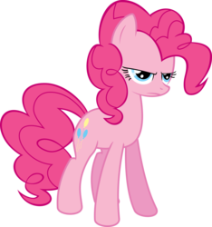 Size: 8000x8544 | Tagged: safe, artist:quasdar, pinkie pie, earth pony, pony, g4, swarm of the century, absurd resolution, female, simple background, solo, transparent background, vector