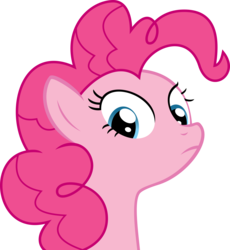 Size: 5526x6000 | Tagged: safe, artist:quasdar, pinkie pie, earth pony, pony, g4, absurd resolution, female, glare, looking at you, simple background, solo, transparent background, vector
