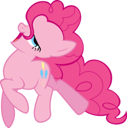 Size: 5984x6000 | Tagged: safe, artist:quasdar, pinkie pie, earth pony, pony, g4, absurd resolution, female, simple background, solo, transparent background, vector