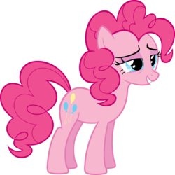 Size: 6000x5996 | Tagged: safe, artist:quasdar, pinkie pie, earth pony, pony, g4, absurd resolution, female, lidded eyes, seductive look, sexy, simple background, solo, stupid sexy pinkie, transparent background, vector